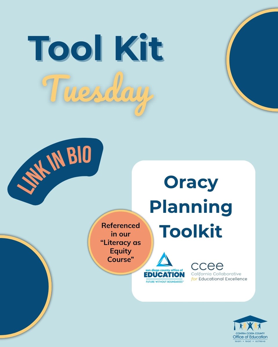 cccoelitproject's tweet photo. 📦✨ #ToolkitTuesday highlights the Oracy Planning Toolkit from Project ARISE’s Literacy as Equity course! Boost student interaction with effective strategies! #CCCOELiteracy #LiteracyMatters #ContraCostaReads #ProjectARISE #StructuredLiteracy #EveryChildReads @sandiegocoe https://t.co/yhHrIdBZMQ