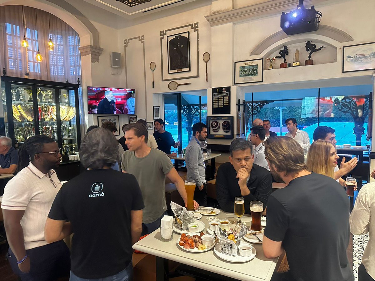 cioffi_victor's tweet image. What does it mean to build full-stack onchain asset management?

It means unlocking the ability to partner with multiple players, in multiple ways.

Yesterday, @aarnasays hosted ‘aarnâ ascend’

A private mixer at the 170-year-old iconic @SGCricketClub: bringing together leaders…