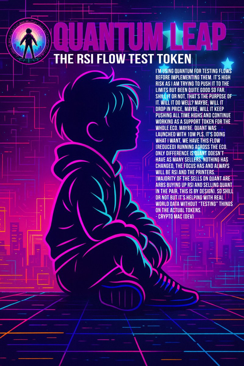 <a href="/QNTM_LEAP/">QUANTUM_LEAP</a> is trending TOP 10 on Dextools

The Dexscreener has been updated and the X account is live!

A Test token until its not
$QUANTUM LEAP!

<a href="/RSITOKENPLS/">RSI Ecosystem📜</a>