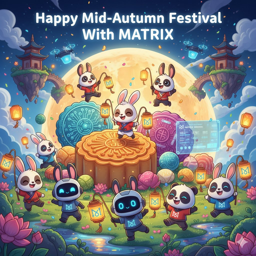 sercanmatrixai's tweet image. Under the full moon, we celebrate unity, creativity, and Matrix vibes! Happy Mid-Autumn Festival! 🥮🌕

I wish abundance, growth, and shine for $MAN.

@jerrymanmind  @zqj0754

#MatrixMoonChallenge