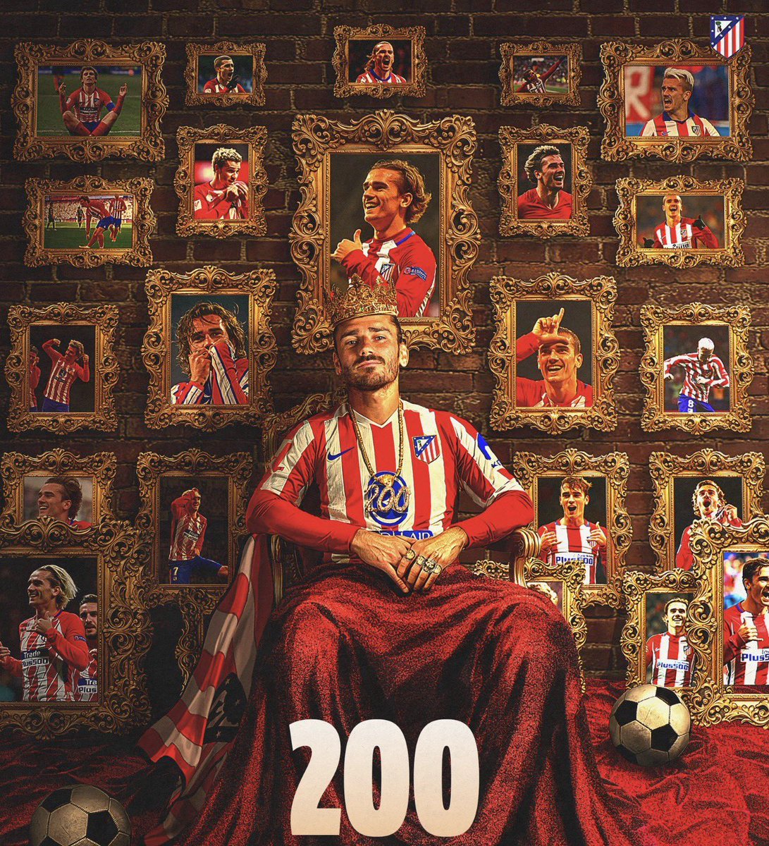 AtletiFrancia's tweet photo. Antoine Griezmann, roi de Madrid. 🇫🇷👑 https://t.co/34xVSBAyLq