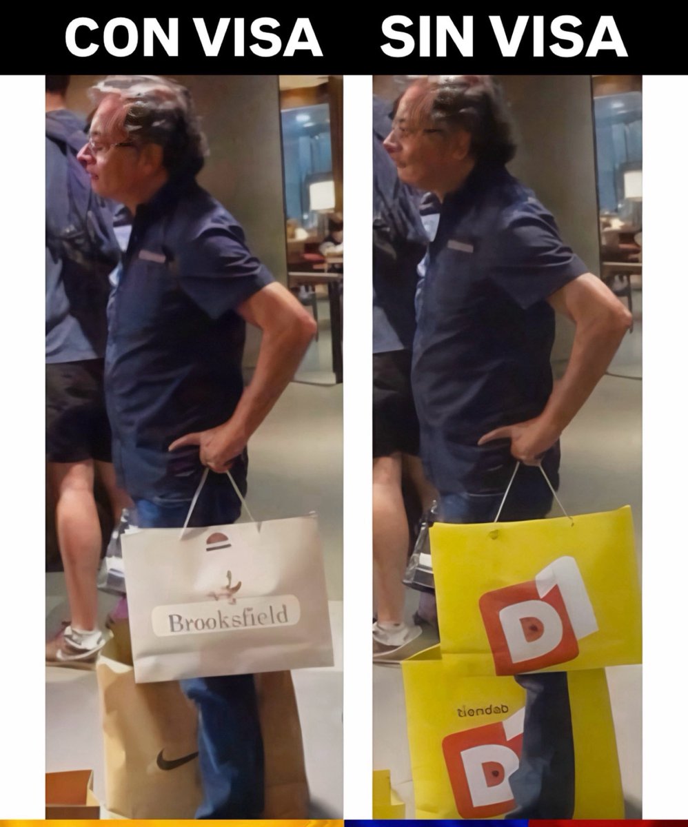 Gustavo Petro <a href="/petrogustavo/">Gustavo Petro</a>:

               Con VISA            //              Sin VISA