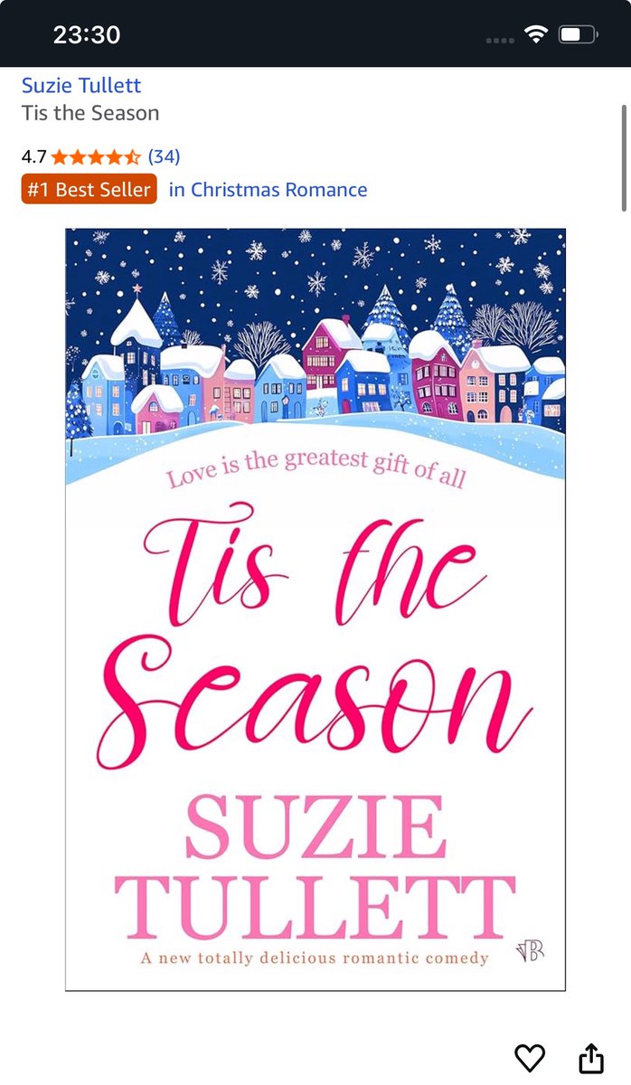 I know it’s late and not many people will see this, but what a great way to end publication day. Drum roll please… I have my very first orange flag! Thank you to everyone who’s supported and downloaded my book. Appreciated much x

geni.us/Tis-TheSeason

#BookRecommendation