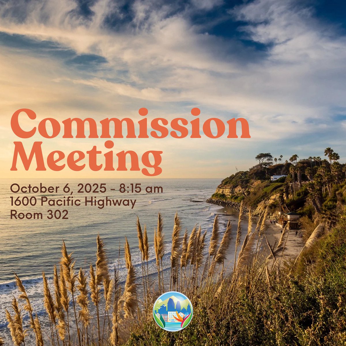 October is almost here, and so is another Commission Meeting! 🎃

On Monday, October 6, we’ll be kicking-off the month with some intriguing items…

Click the link to learn more: sdlafco.org/meetings/curre…