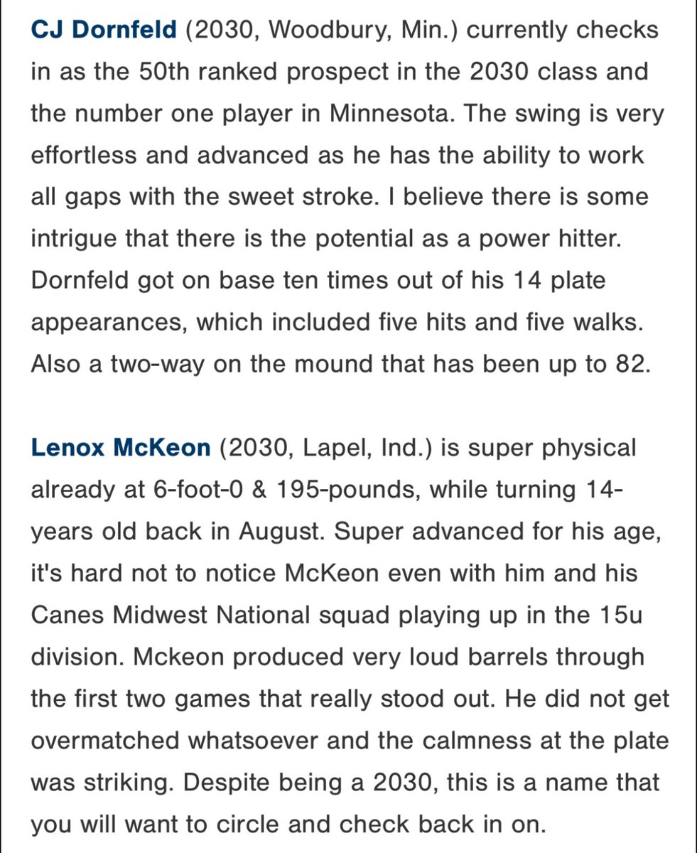 Canes Midwest National 2030 tweet media