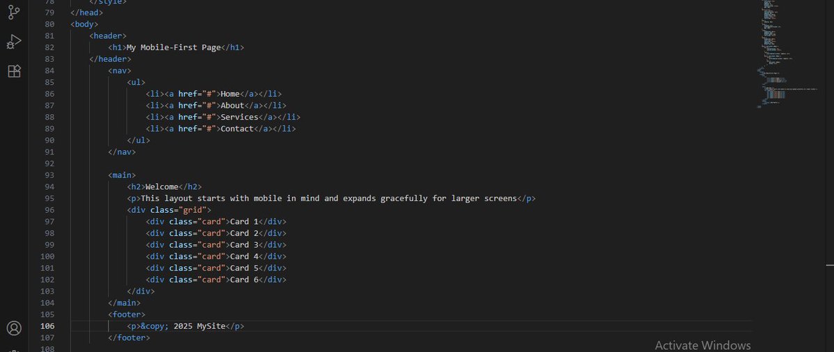 Xetron01's tweet image. Gn CT
Day 20/30:
#30DaysofCodeChallenge
Designed a page that starts with a mobile layout and added additional styles for larger screens using media queries.
I'm really getting good at this
