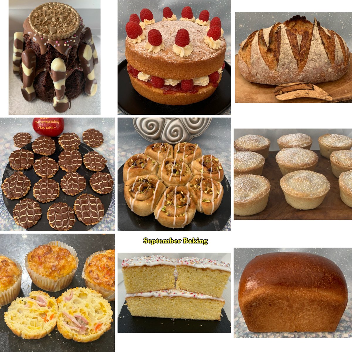 Rob_C_Allen's tweet image. And just like that - there’s another gone 😳 and we say goodbye to #September with a quick recap of some of the things I baked. Now we enter the long dark nights of Autumn.