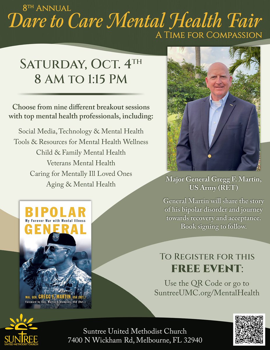 MajGen Gregg Martin, “Bipolar General”, on Amazon (@gengreggmartin) on Twitter photo 