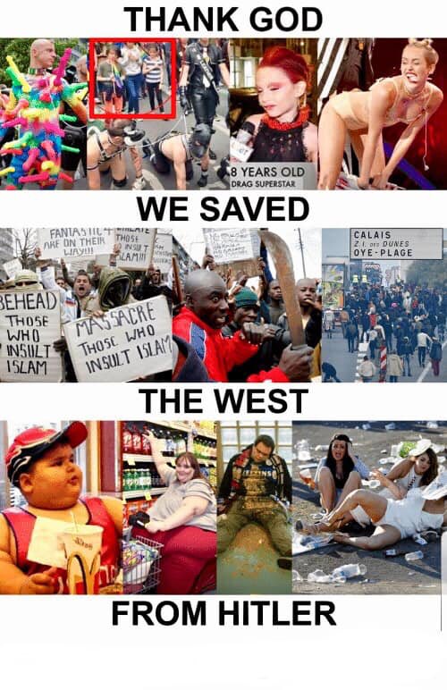 Save the west from the jews