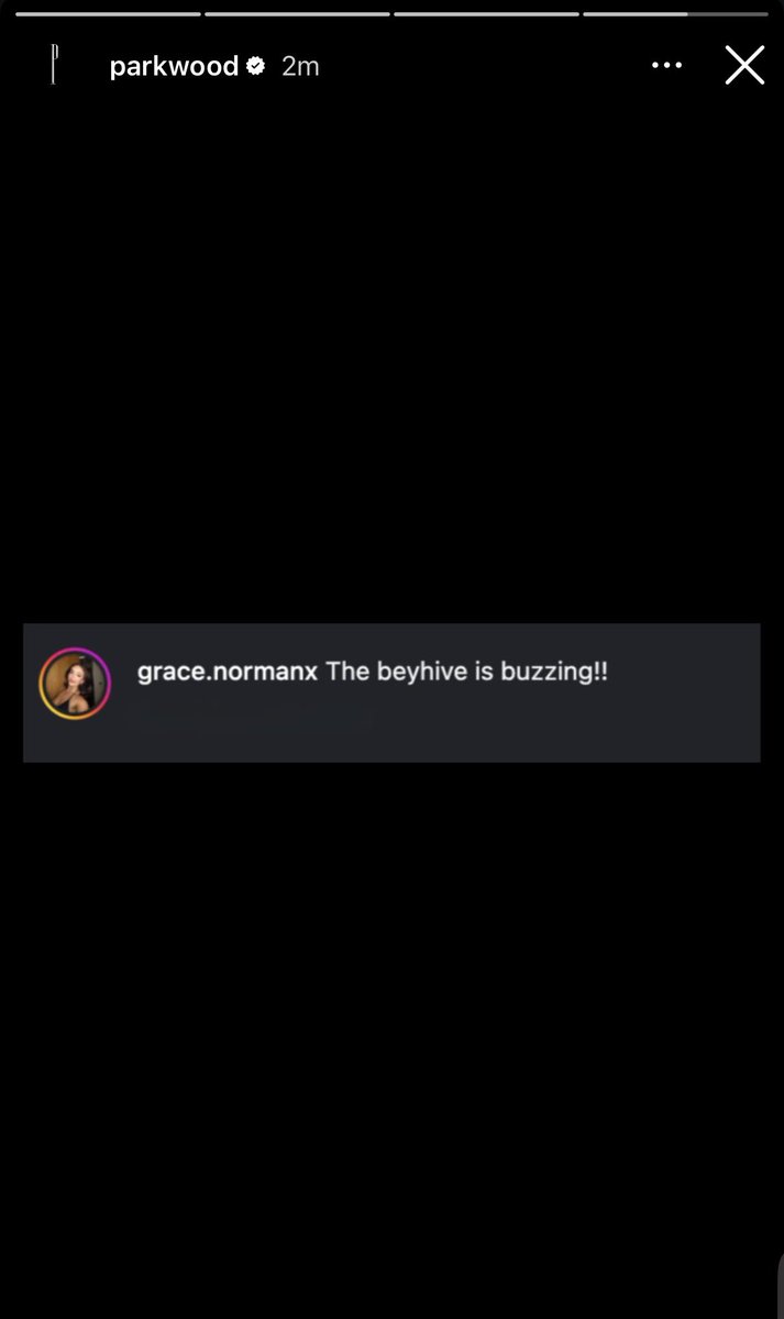 Parkwood via Instagram:

“What’s buzzing with the Hive?”