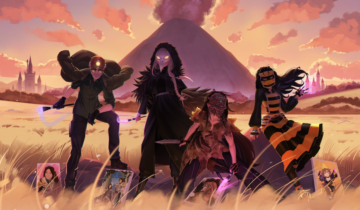 monsterarust's tweet image. The Artists of Rust Kingdoms saga has reached its end. 
Thank you all for the love, support and memories 
Until the next adventure 🐦‍⬛👑⚔️
Art by @aur0di