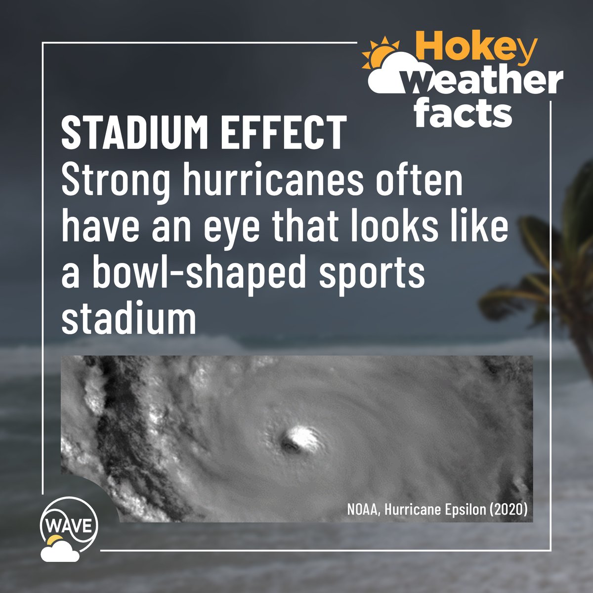 This happens becaues the eyewall of a stronger hurricane slopes outward with height 🌀 #HokeyWx: tinyurl.com/waveweathervids
