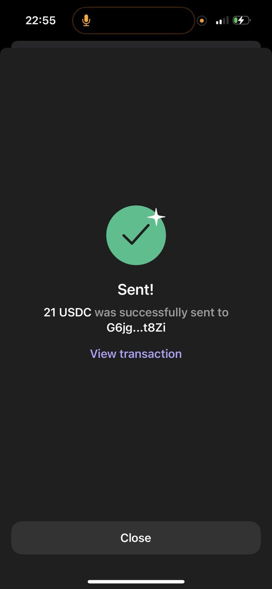Sent 20USDC!! 

To this wallet 👇👇👇

G6jg3q3b2AAAaH54YSMJZz9pjEHeMH4oVQbRCmput8Zi
