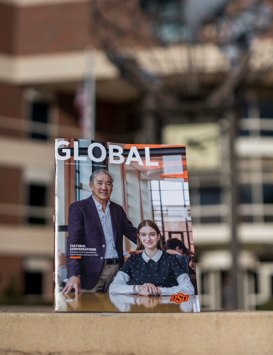 The latest issue of GLOBAL magazine has arrived! From students broadening horizons to alumni creating change, discover the powerful stories of how our #GlobalCowboys are building a brighter, more connected future. 🌎🤠
 
Read more: news.okstate.edu/magazines/glob…
 
#GloballyOrange