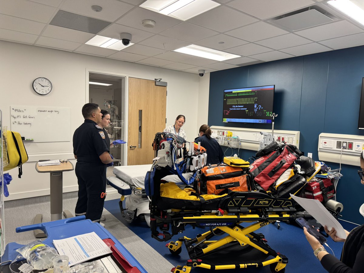Today we <a href="/Ornge/">Ornge</a> completed our second interagency and inter professional simulation with our partner <a href="/SickKidsNews/">The Hospital for Sick Children (SickKids)</a> This unique collaboration will improve patient care in Ontario by aligning processes and improving work flows. What a pleasure working closely together on this!