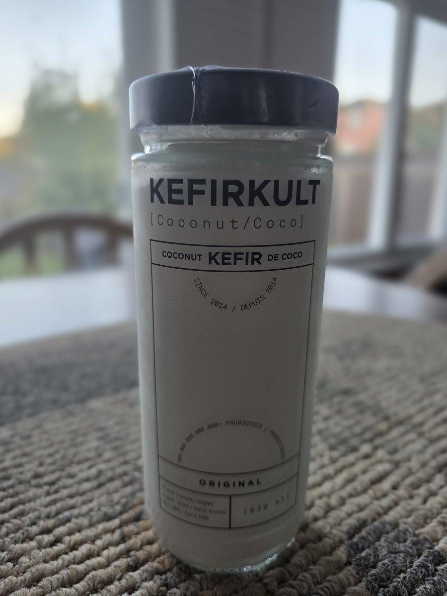JPDon27's tweet photo. @HeidiHmoretti found an amazing product that can be an alternative to dairy Kefir. This has 900 Trillions of CFU in the jar. Just Sharing https://t.co/1BqynsqZX7