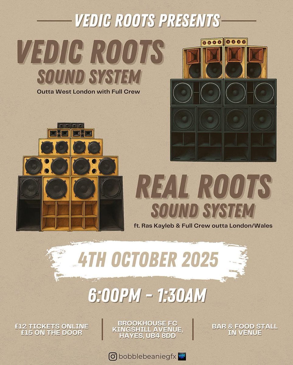 Raskayleb's tweet image. The only session in London uk this weekend. 
#soundsystem #reggaemusic #dubmusic