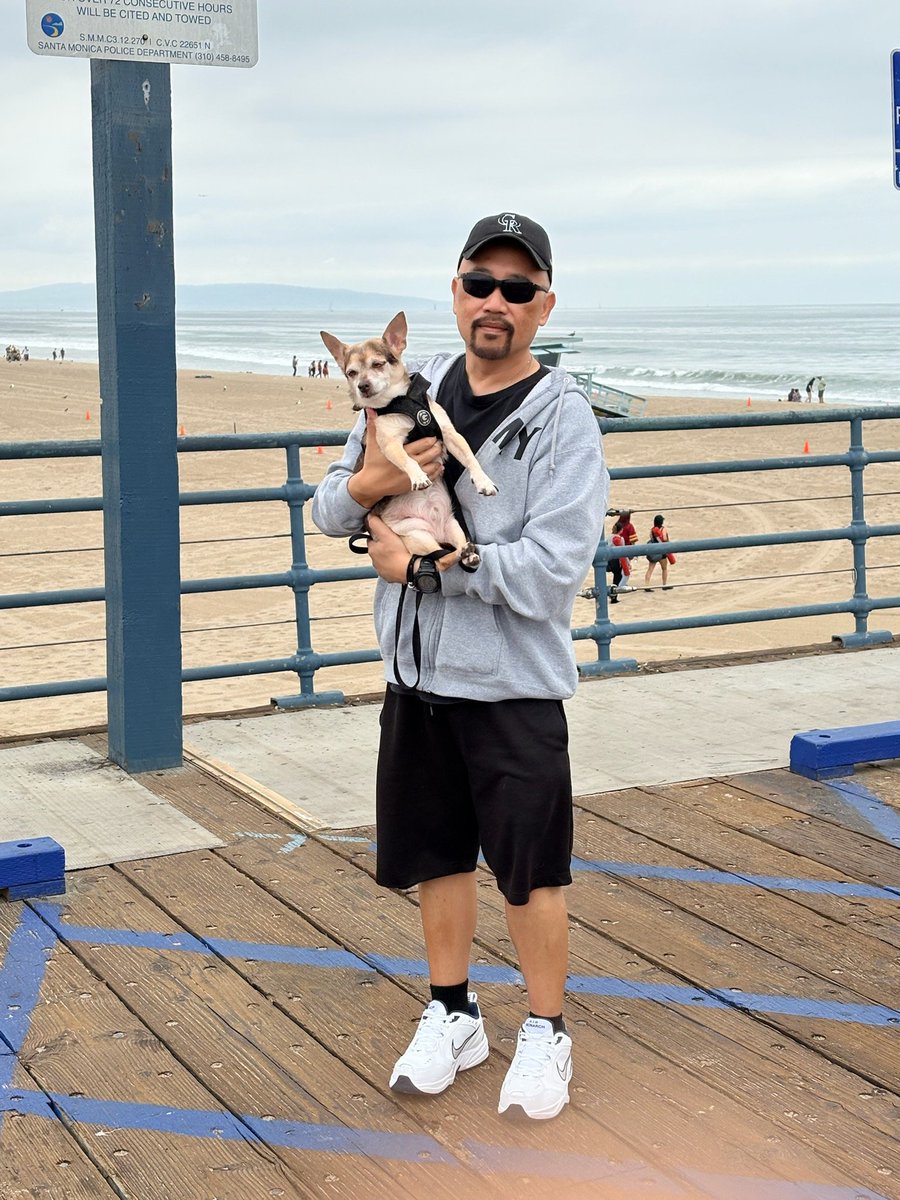 DaShmoo2's tweet photo. With my Papa @Santa Monica Pier... https://t.co/J9E3rhbe6b