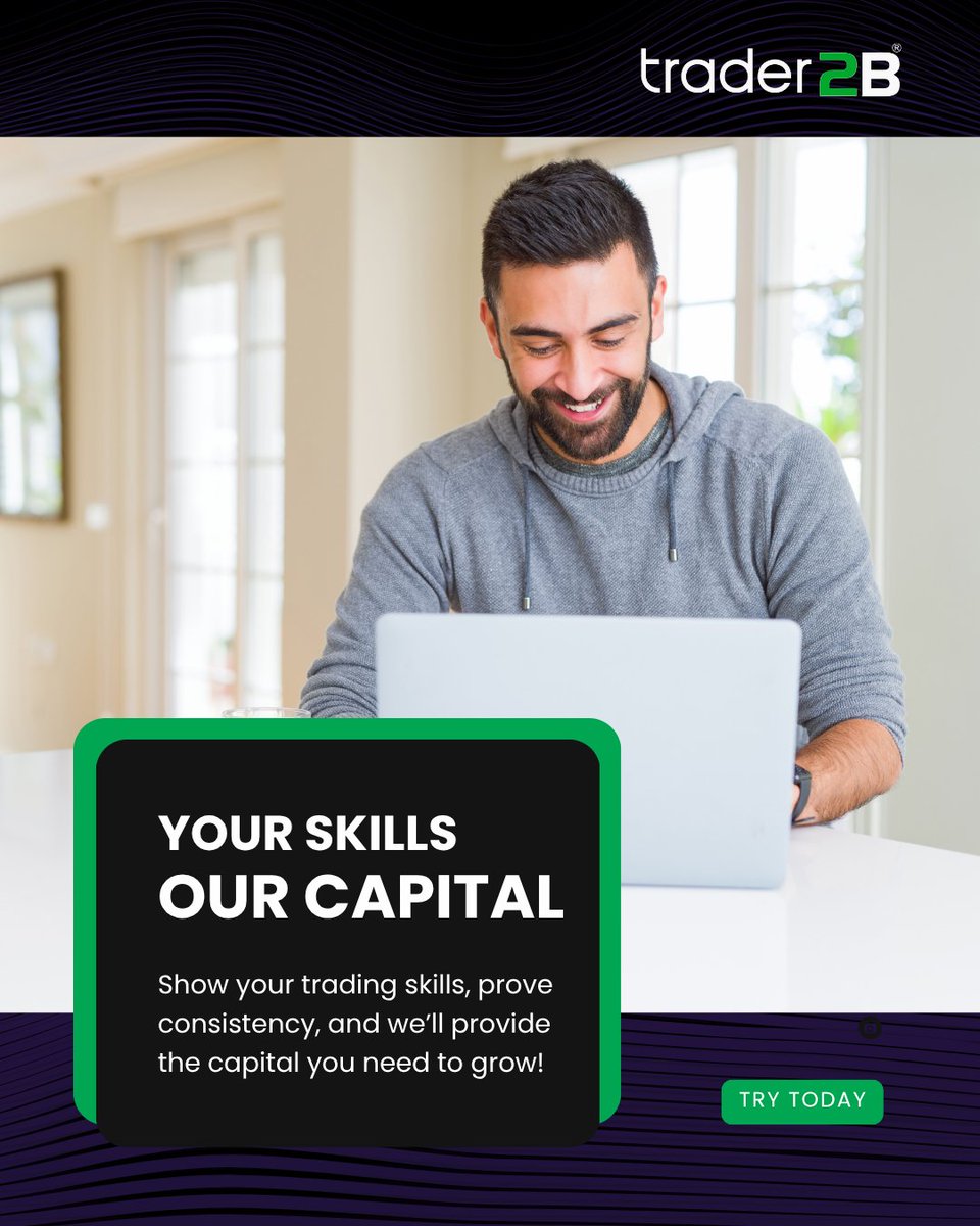 trader2B_'s tweet image. Your skills deserve capital. Prove consistency with Trader2B and get funded up to $250K. 🚀 #Trading #GetFunded