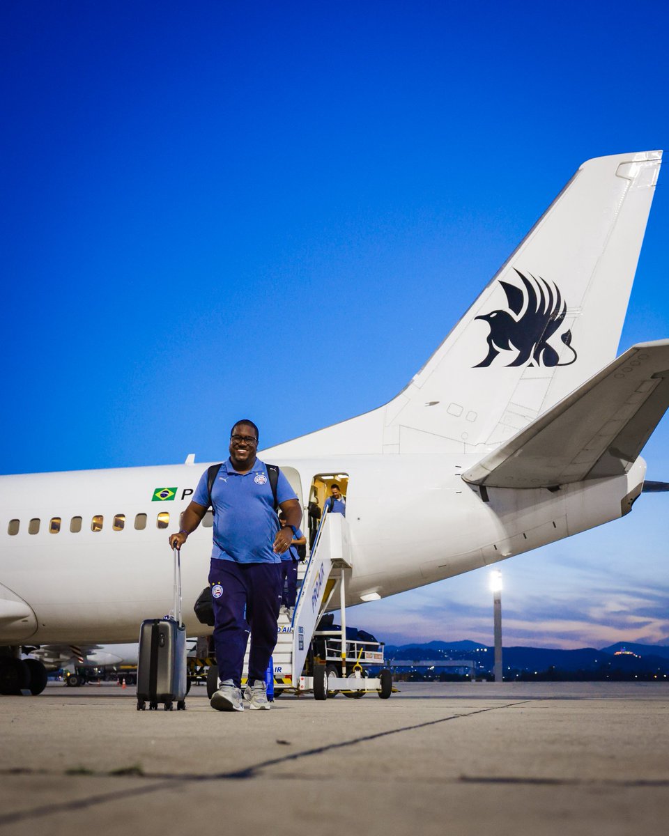 ecbahia's tweet image. ➕ 📸 Desembarque tricolor #BBMB