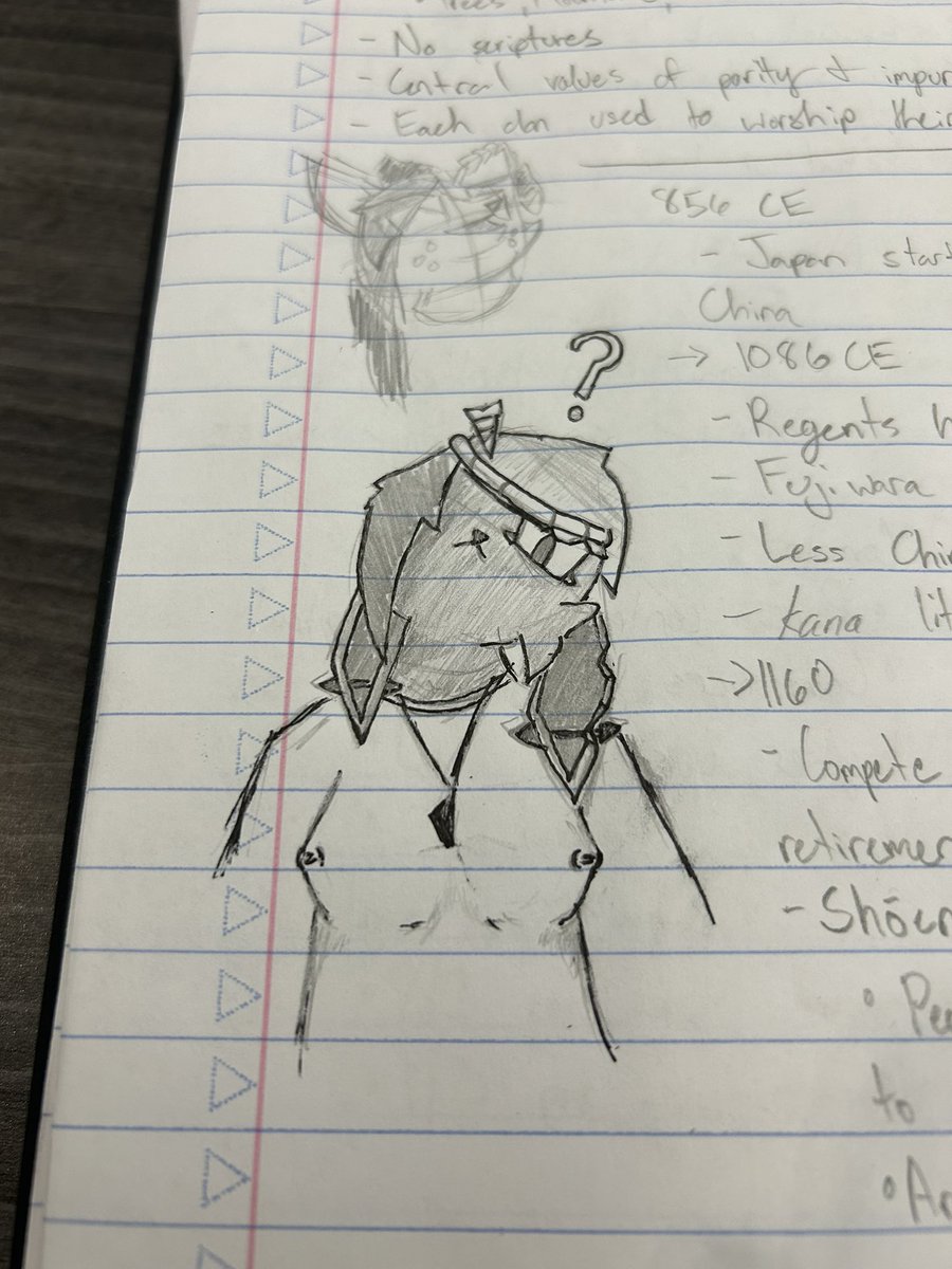 bored in class once again