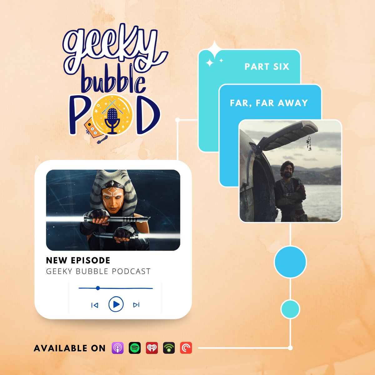 Johna and Maria discuss the #Ahsoka series episode “Part Six: Far, Far Away.” #StarWarsRebels

Listen here: open.spotify.com/episode/52iPJB…