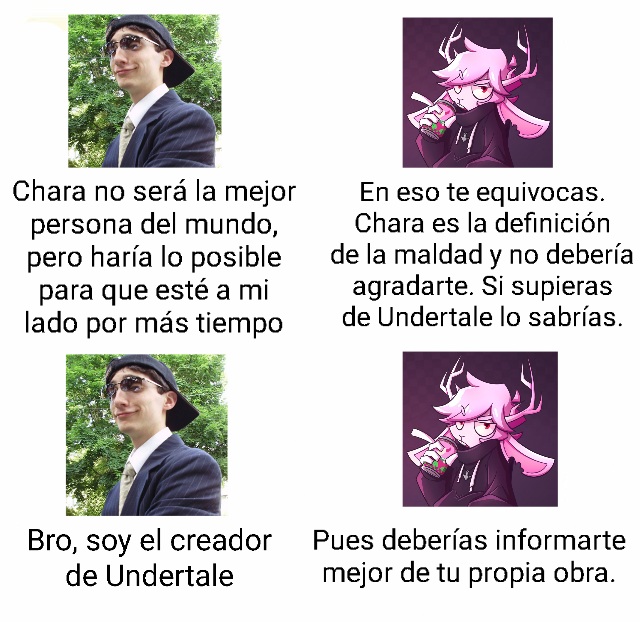 (Recordar que Toby Fox indirectamente papeó a Fzst, te llena de determinación)