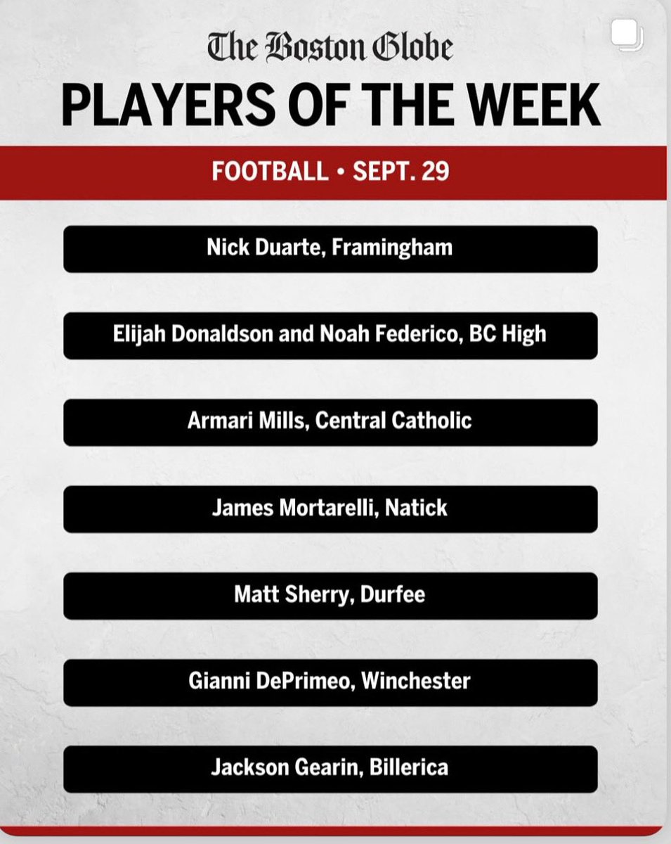 TheriaultShawn's tweet photo. Getting the recognition he deserves. A great competitor and leader. @BMHS_Athletics https://t.co/gdw2pfomuL