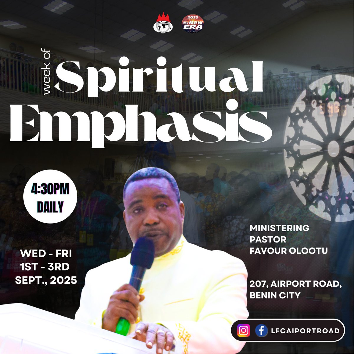 Lfcmediaairport's tweet image. Our Week of Spiritual Emphasis starts now!

Time to seek Him with everything we have.

"You will seek me and find me, when you seek me with all your heart." (Jeremiah 29:13)

Join us daily for the transformation!

#SpiritualEmphasis #SeekGod #Revival