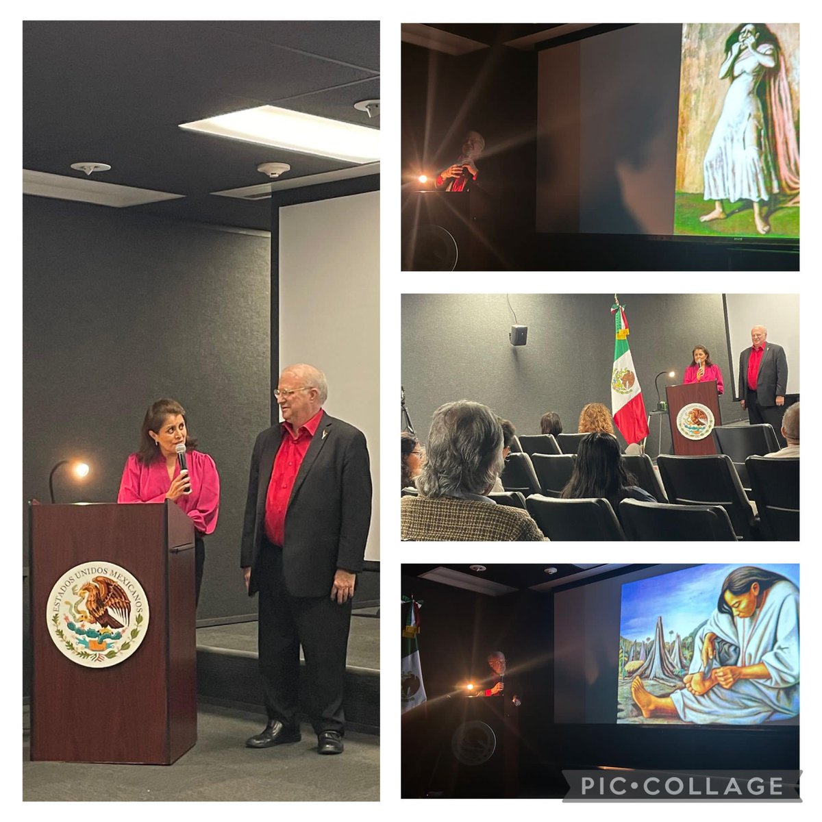 carlos_glezgtez's tweet image. Un privilegio 🙏 q&apos; el pasado viernes @GregorioLuke haya impartido una conferencia magistral en el marco de la expo &quot;Muralismo y memoria: obras de Raúl Anguiano&quot;, en @CCCMLA. Un diálogo profundo sobre la vida, obra y legado del gran maestro del muralismo mexicano 🇲🇽 #RaúlAnguiano