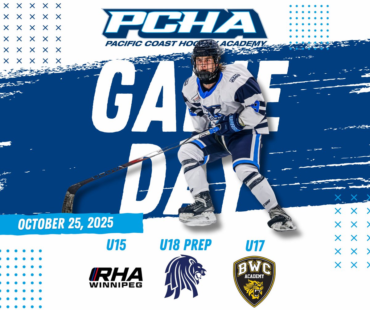 PacificSeaDevil's tweet image. It’s #PCHA Game-day! #goseadevilsgo 
🐳 | U15, U17 &amp;amp; U18 Prep
🆚 | @rha_kelowna , @BWCAcademy  &amp;amp; @YHA_Lions 
⌚️ | 1:30pm, 4pm &amp;amp; 6:30pm
📍 | Westhills Arena
📺 | @FloHockey