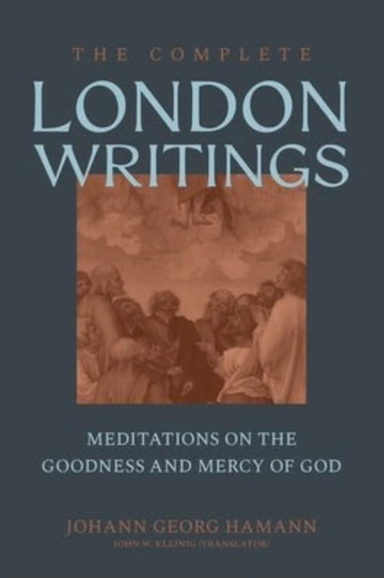 Just heard about this. Big news that we’ll have a sturdy edition of these works by Hamann in English.