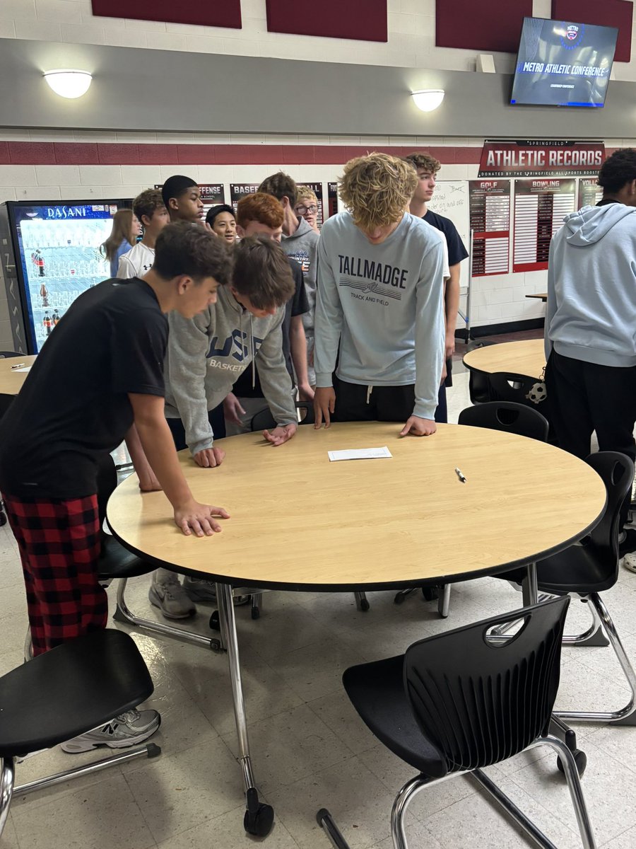 Thank you Springfield HS and the MAC for inviting us to their student leadership conference! Our kids had a great time!