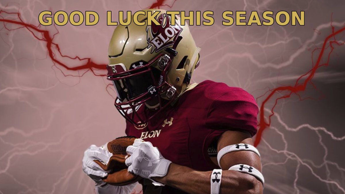 Thanks for the graphic <a href="/ElonFootball/">Elon Football</a> <a href="/CappsHal/">Hal Capps</a> <a href="/CAAFootball/">CAA Football</a> Excited to get down for a game! 
<a href="/CoachLangeRBC/">Coach Lange</a> <a href="/MattMosquera17/">Matt Mosquera</a> <a href="/GoMVB/">GoMVB Sports - Recruit Content for College Coaches</a> <a href="/nextlvlculture/">Next Level Culture</a> <a href="/mfarrellsports/">Mike Farrell</a> <a href="/FarrellPromo/">FarrellPromotions</a> <a href="/coachrosenfeld/">Coach Rosie</a>