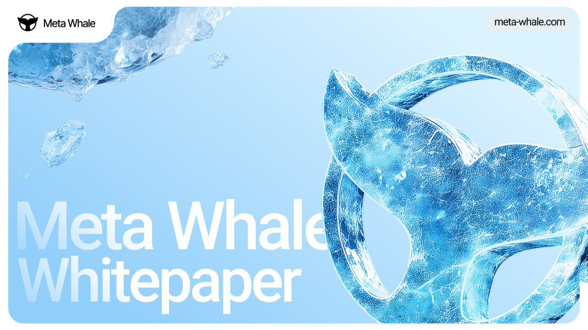 🌊 Whitepaper Meta Whale sudah tersedia

Temukan visi lengkapnya: W-DEX, MetaW, IGT, dan lainnya

📖 Baca di sini: meta-whale.gitbook.io/metawhale

🔗 Bergabung dengan T&amp;S | Situs Meta Whale | W-DEX | Instagram | Discord