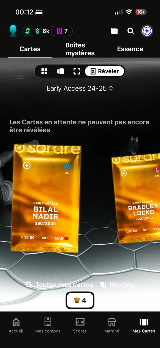 Je me demande si ces cartes auront un visuel un jour 😂 #sorare <a href="/ni2las/">Nicolas Julia</a>