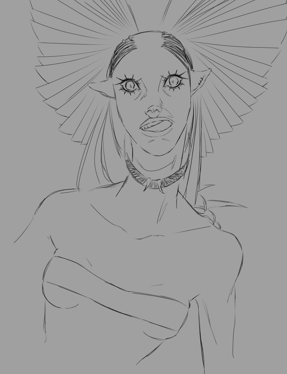 Varang sketch (no makeup Varang?)