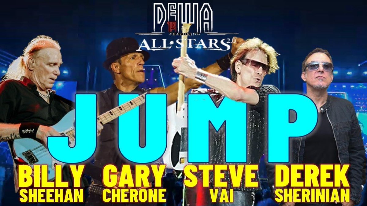 vienastra's tweet photo. DEWA 19 feat. ALL STARS 2.0 - JUMP | Live at Gelora Bung Karno Jakarta 2025 https://t.co/ZbDrlVzsLx via @YouTube @garycherone @BillyonBass @stevevai @DerekSherinian https://t.co/9gNDcZWXjh