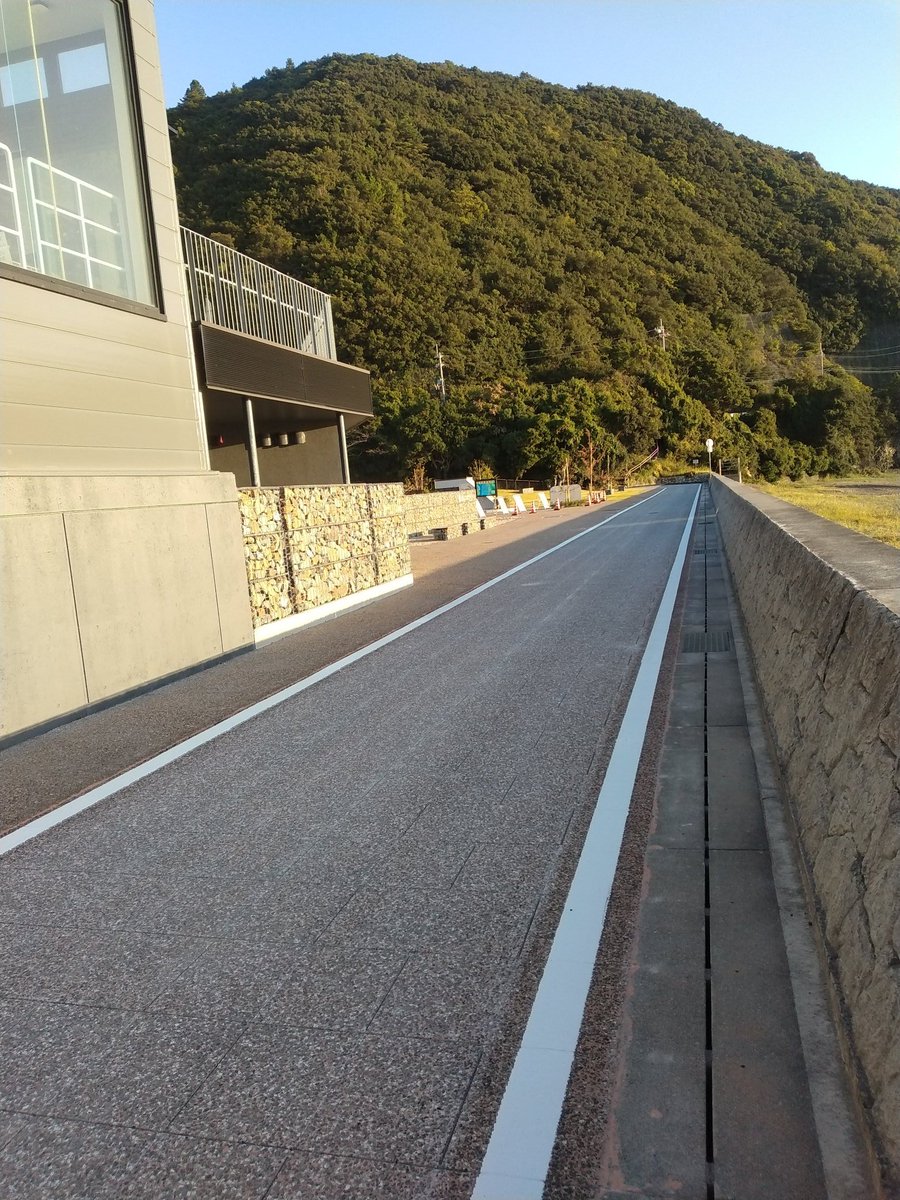totymne's tweet image. 行って参りました朔日参り！
9月後半と比べても朝は涼しくなりましたね。でも日中暑いかな😅

今回珍しくカラス複数羽たむろ。目が合うとマズいと撮らなかったけども怖っ💦

そしてカレッタ前の道路キレイになりました✨

#美波町
#日和佐八幡神社
#朔日参り
#うみがめ博物館カレッタ
#今月のカメさん