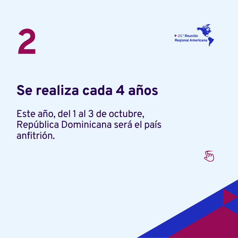 OITAmericas's tweet photo. 📌 ¿Por qué es importante la 20ª Reunión Regional Americana de la OIT?

Descubre en solo 4 datos lo que significa este encuentro que reúne a gobiernos, empleadores y trabajadores de toda las Américas🌎

👉 Desliza y entérate.

#RRA2025