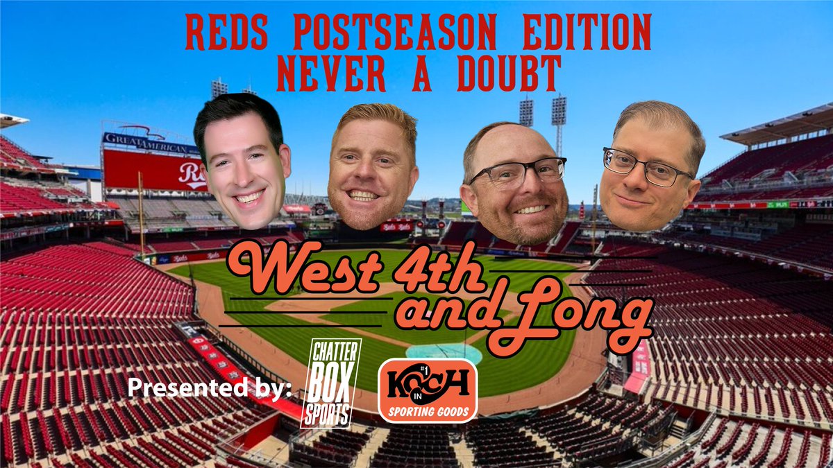 Tune in shortly for our live show discussing <a href="/Reds/">Cincinnati Reds</a>, <a href="/Bengals/">Cincinnati Bengals</a>, <a href="/GoBearcatsFB/">Cincinnati Football</a>  Presented by: @kochsports X <a href="/CBoxSports/">Chatterbox Sports</a>  Reds Postseason: "Never a doubt"

youtube.com/live/zwZ7Q0VHo…