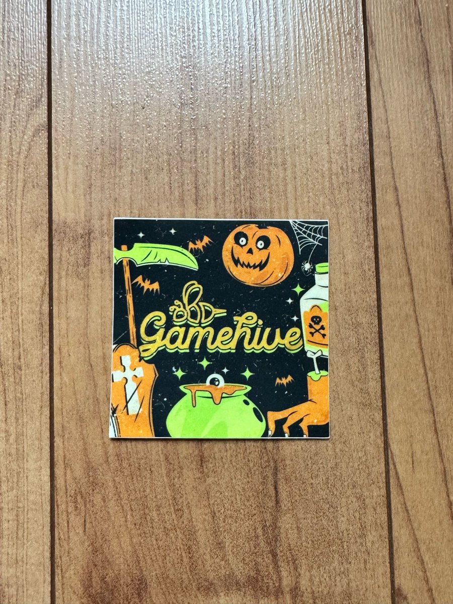 GameHiveGG's tweet image. New #gamehive Halloween stickers arrived! Every order gets one for free ❤️