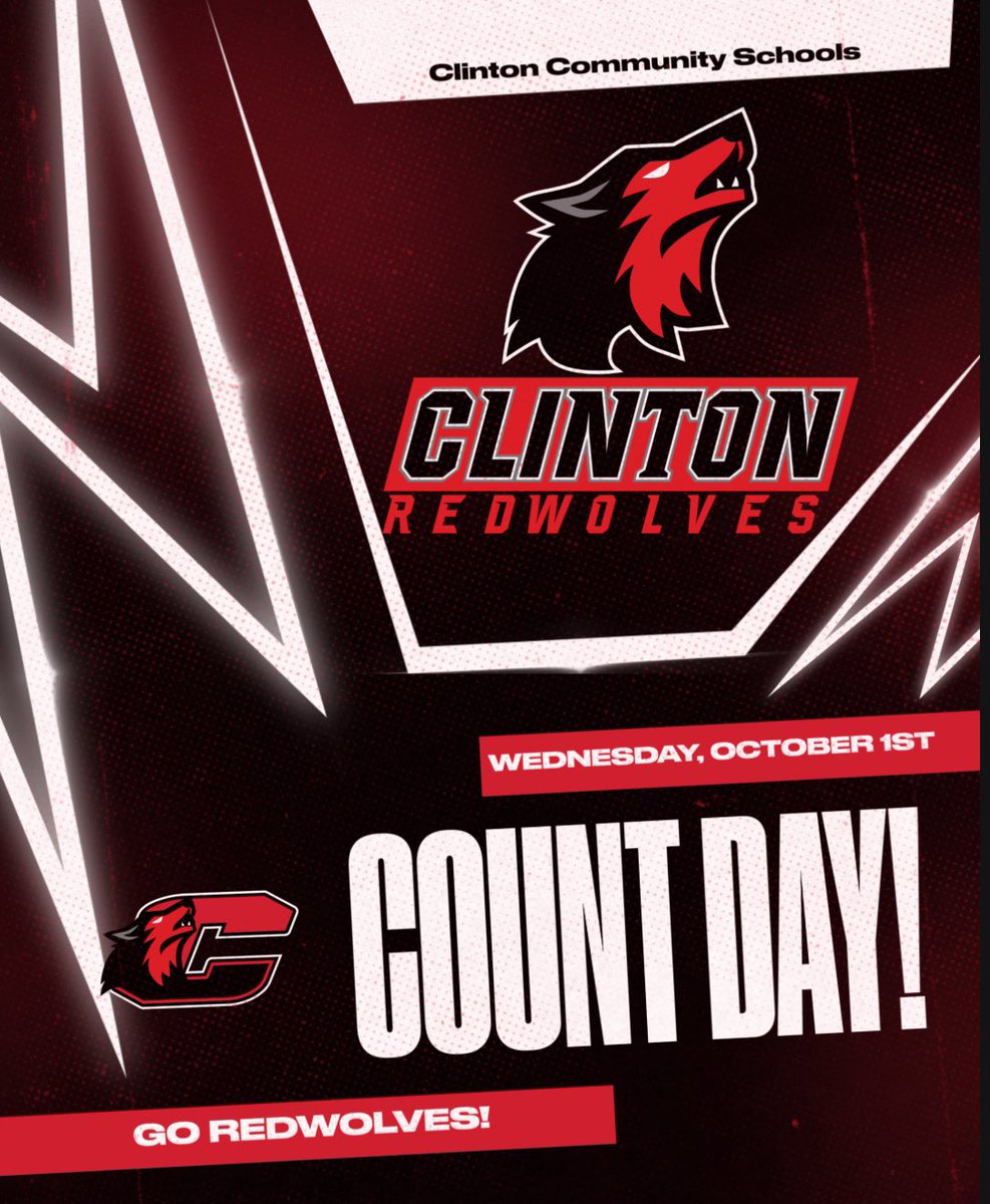 REDWOLVES Family 🐺 it’s time to show up and show out! This Wednesday is Count Day, and we’re calling on our entire pack to show up and be counted. Wear your 🔴⚫️ support CCS, and let’s fill the halls with pride, energy, and unstoppable Redwolves spirit! 🐾
