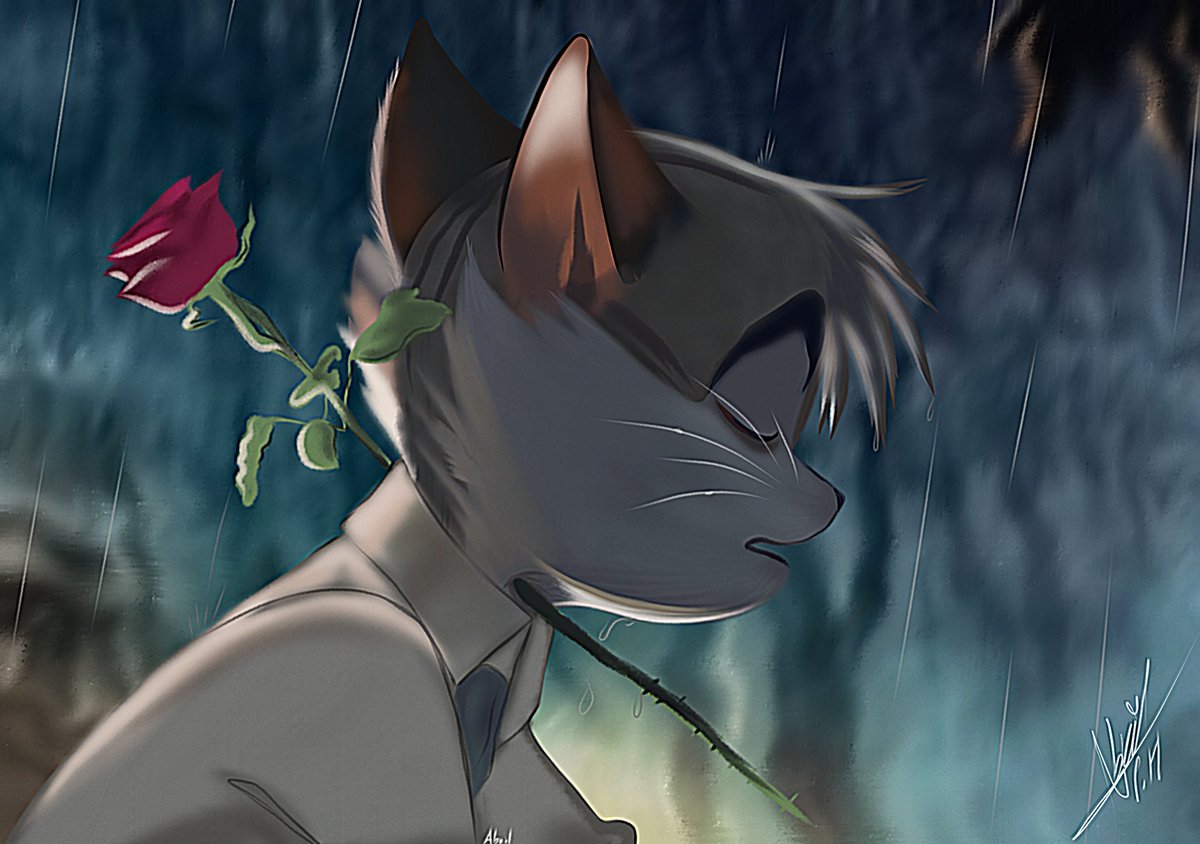 CafeAbril's tweet photo. Dibujo a digital de Rocky rickaby💌✨

"Una flor que no me va a lastimar"💐

#lackadaisy #lackadaisycats #lackadaisyfanart #rockyrickaby https://t.co/RDZt0Ejaje