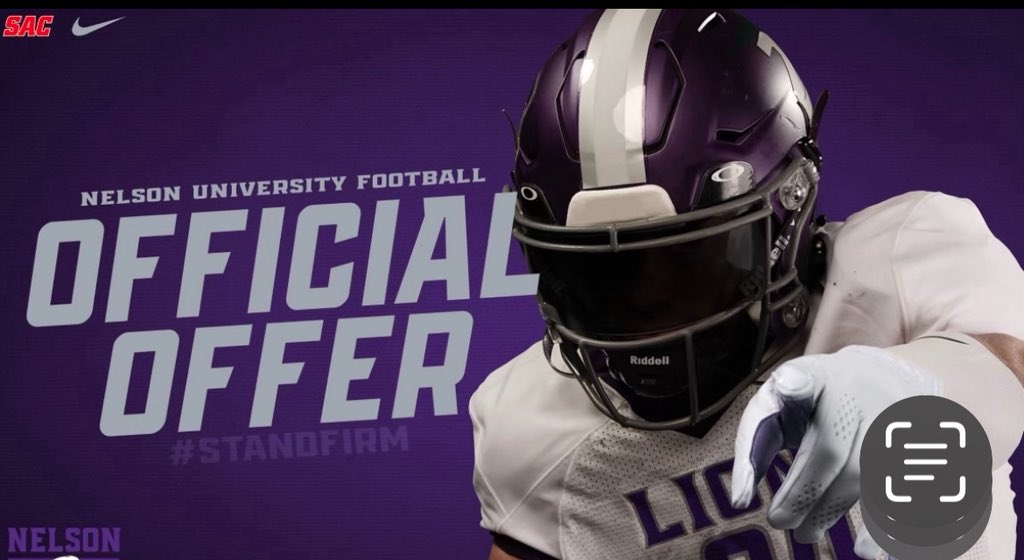 After a great conversation with <a href="/Garrison_Oline/">Brian Garrison</a> I am exited to receive an offer from Nelson University! <a href="/coach_hudgins/">Jared Hudgins</a>