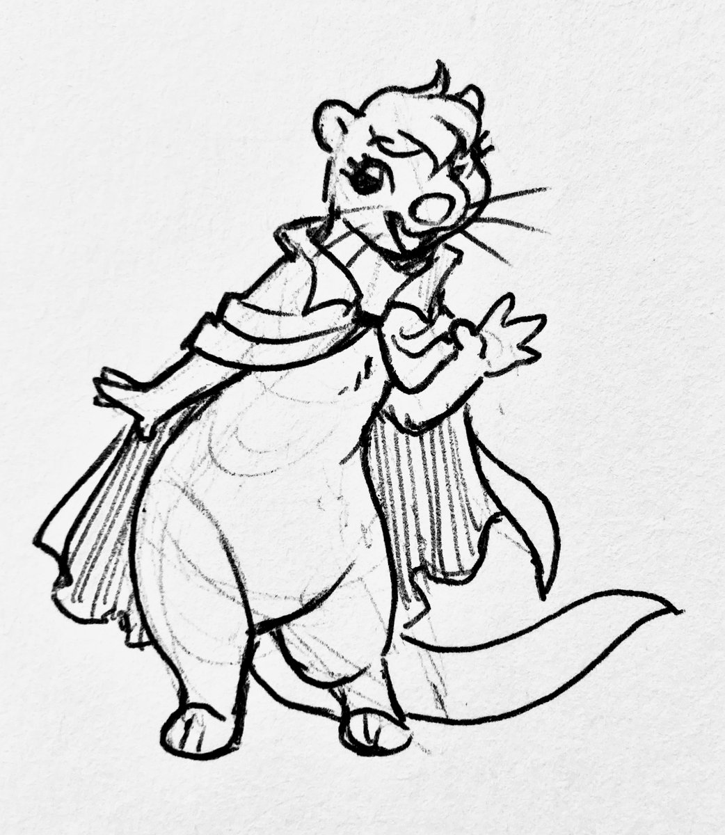 I did a couple of quick, little doodles of Shoko the other day.
I might draw her properly later; it'd be good practice since I don't draw otters much.