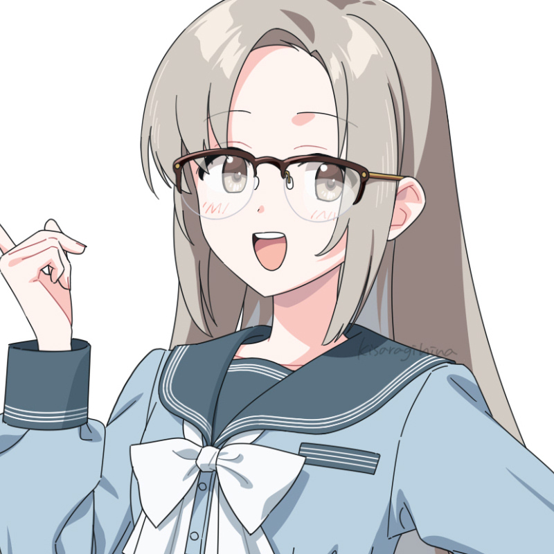 「再掲 #眼鏡の日」|如月 陽菜🍆のイラスト