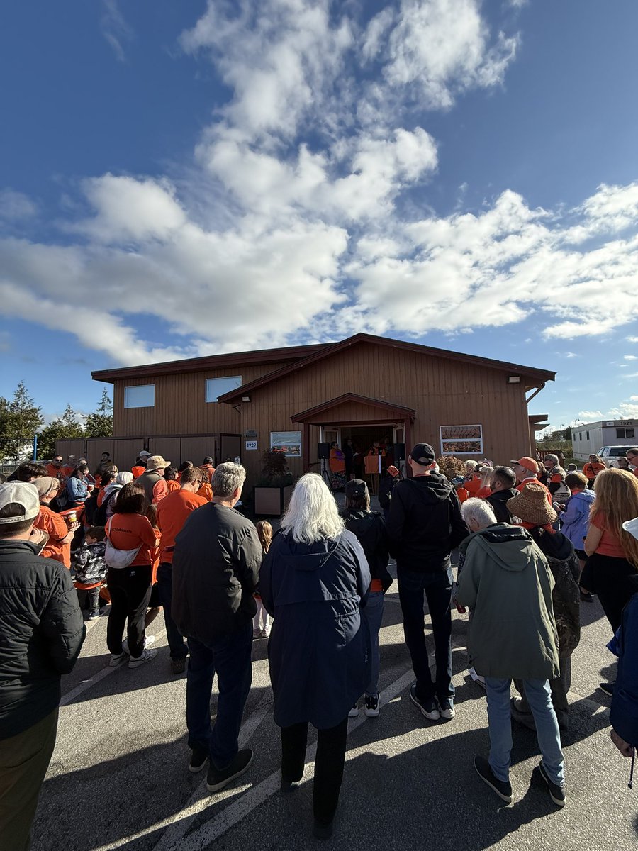 Today I joined the Truth and Reconciliation Walk organized by Tsawwassen First Nation. We walk to honour residential school survivors, and to remember the thousands of children who never came home. May we commit to listening, learning, and walking the path of reconciliation