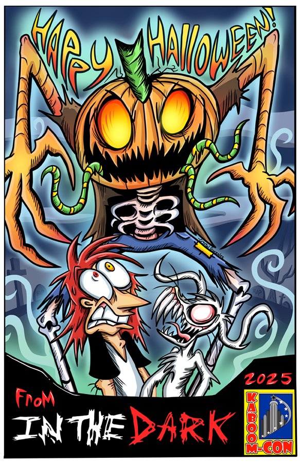 Comickpro's tweet image. Halloween sale is live! Get a free In The Dark poster with any purchase of $15 or up. inthedark.bigcartel.com