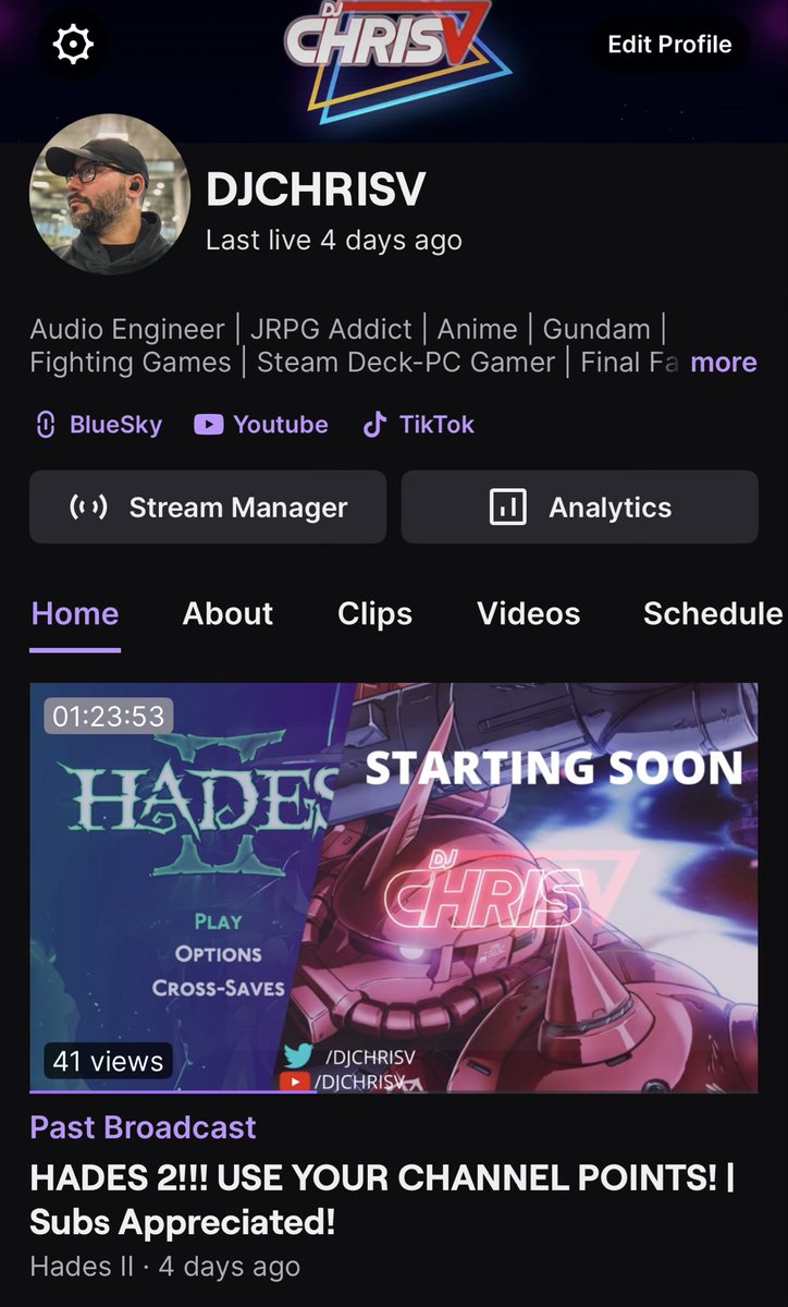 Work is finally over! 

Looking forward to streaming tonight! Going to start the night with Silent Hill F and then Finally start Final Fantasy Tactics!

Hope to see you all there! 

9PM CST. Over on the purple app :)